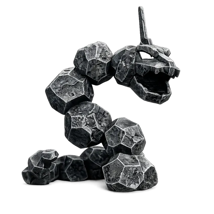 Pokémon Onix Toothbrush Holder, Black Edition, Desktop Product White Background Image